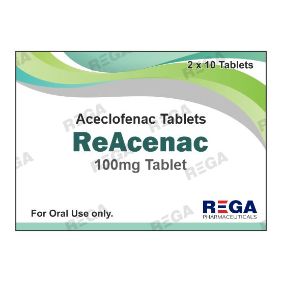 Aceclofenac 100mg Tablet